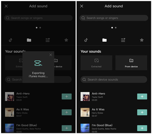 agregar musica de spotify a un video en android