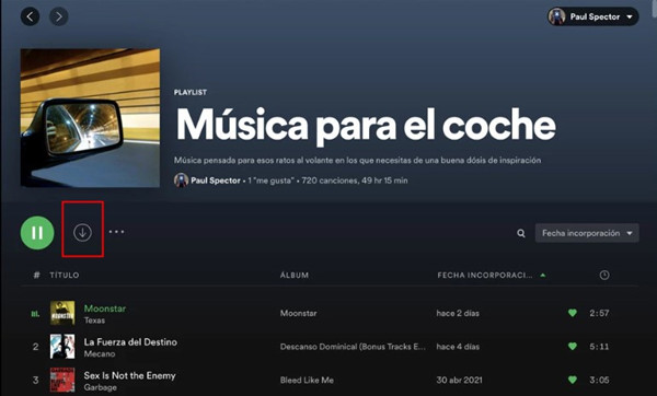 descargar musica de spotify en laptop