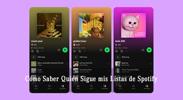 como saber quien sigue mis listas de spotify