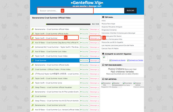 como descargar musica gratis en genteflow