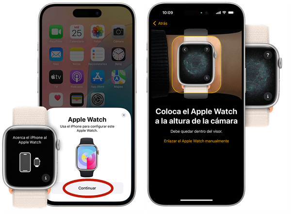 emparejar iphone con apple watch