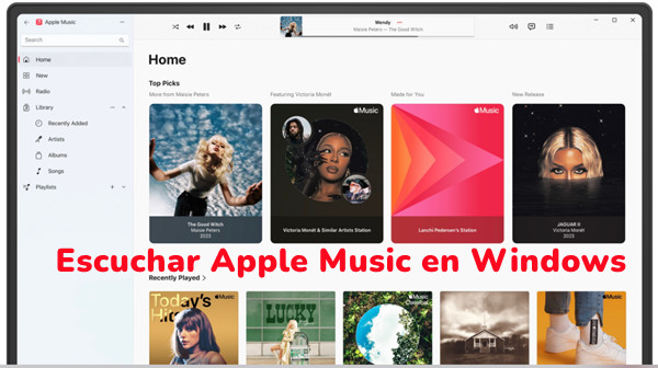 escuchar apple music en windows