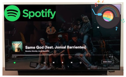 disfrutar de spotify en tv samsung