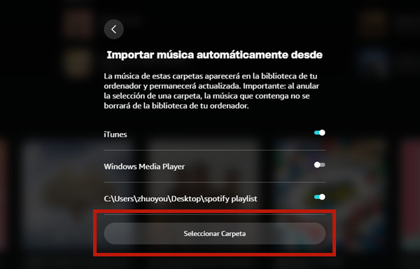 importar musica a amazon music