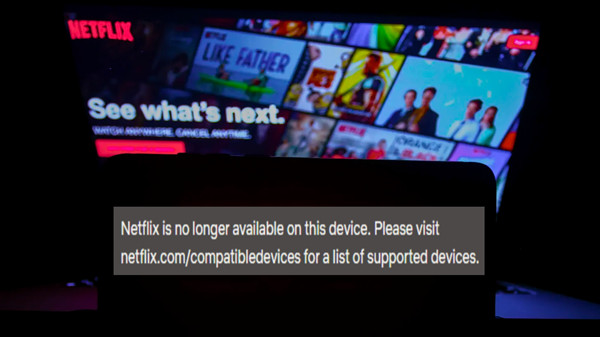 netflix ya no esta disponible en este dispositivo