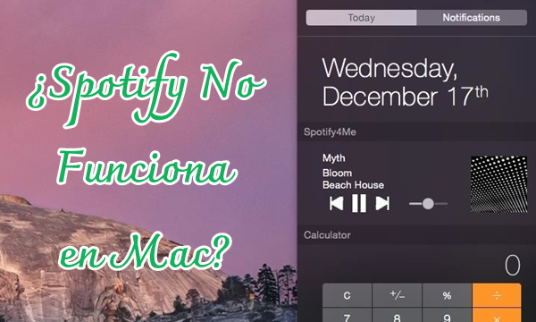 spotify no funciona en mac