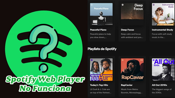 spotify web player no funciona