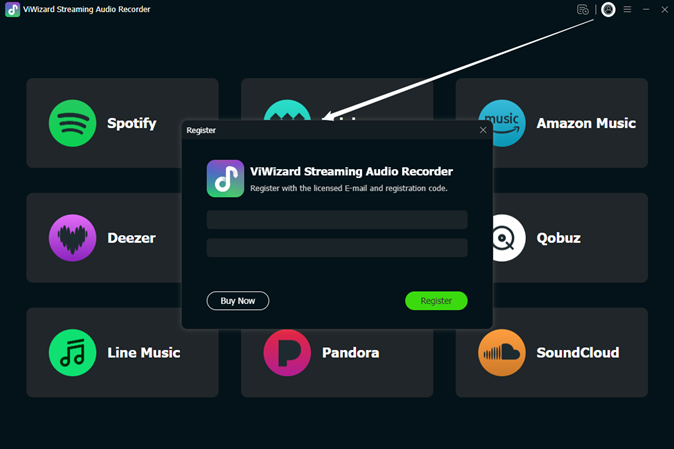 registrar streaming audio recorder